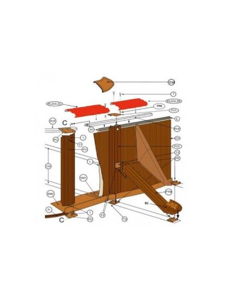 Repuestos piscinas desmontables gre PLYW15101095