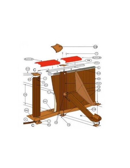 Repuestos piscinas desmontables gre PLYW15081365