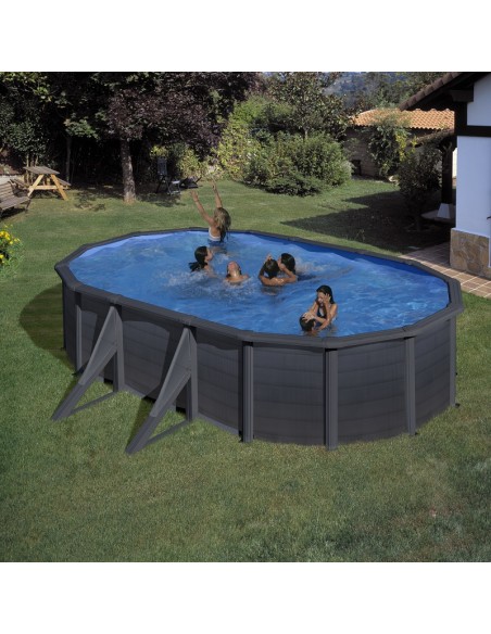 Piscina GRE ovalada serie Kea 500 x 300 x 120 KIT500GF