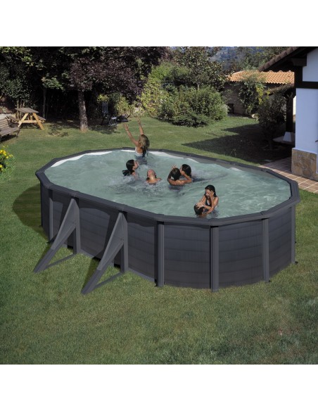 Piscina GRE ovalada serie Kea 500 x 300 x 120 KIT500GF