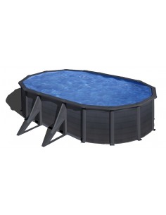Piscina GRE ovalada serie Kea 610 x 375 x 120 KIT610GF