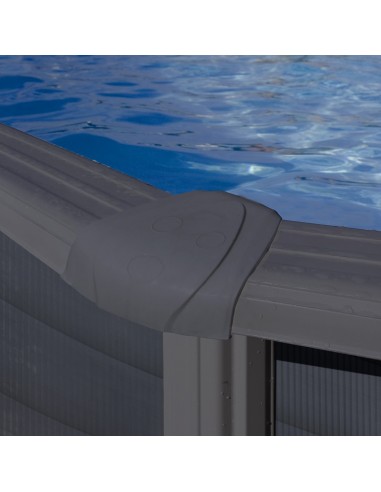 Piscina GRE ovalada serie Kea 610 x 375 x 120 KIT610GF