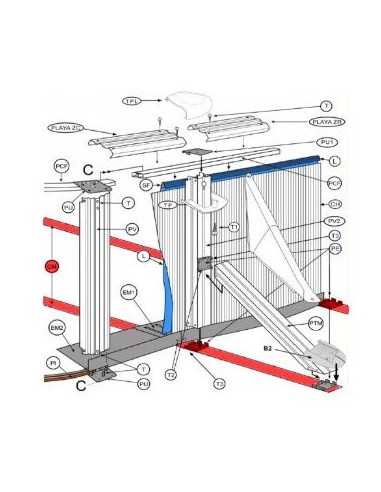 Repuestos piscinas desmontables gre CINCHA30130GF