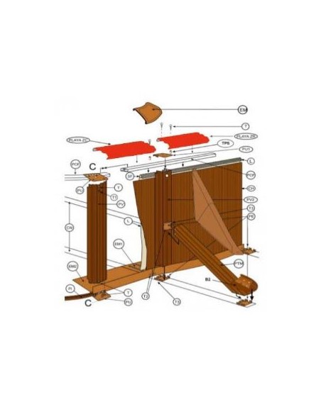 Repuestos piscinas desmontables gre PLYGF15101095