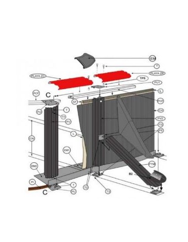 Repuestos piscinas desmontables gre PLYGF15081365