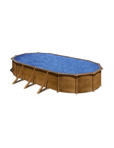 Piscina GRE ovalada serie Pacific 730 x 375 x 120 KIT730W