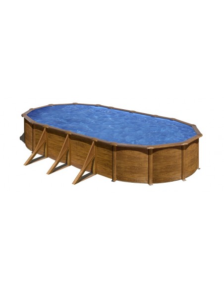 Piscina GRE ovalada serie Pacific 730 x 375 x 120 KIT730W