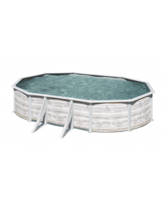 Piscina GRE ovalada serie Finlandia 500 x 300 x 120 KIT500N