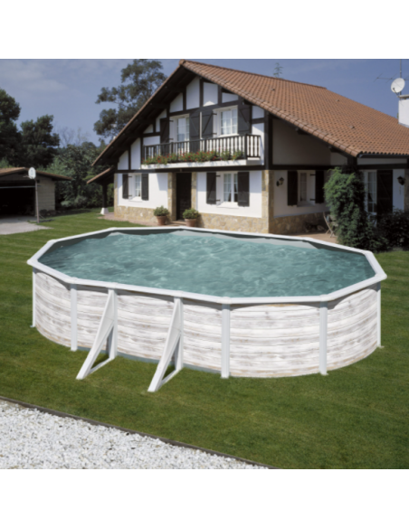 Piscina GRE ovalada serie Finlandia 500 x 300 x 120 KIT500N