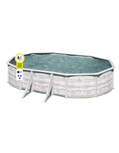 Piscina GRE ovalada serie Finlandia 500 x 300 x 120 KIT500N