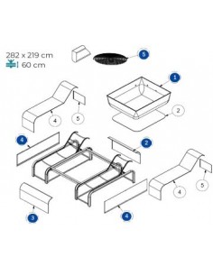 Liner Piscina Mariposa VAMPTR 2