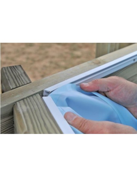 Perfiles de sujeción liner piscinas de madera 621034