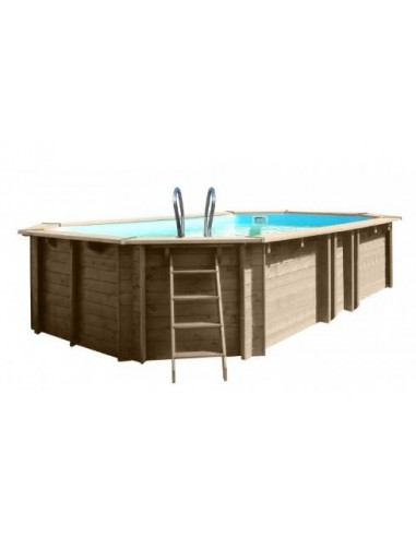 1.45m x 24m Manta Protectora para paredes y suelos en piscina madera