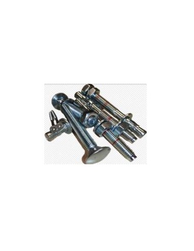 Tornillería mas 2 bisagras inox para piscina de madera