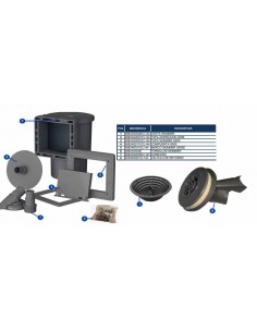 Tapa para skimmer Gre AR100 color gris 2