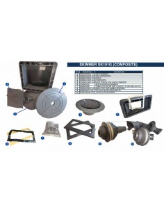 Compuerta skimmer composite 20888G0100CL144 2
