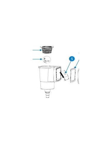 Compuerta para skimmer Gre AR101 y AR125