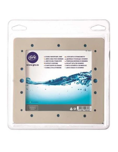 Junta doble skimmer Gre AR125 blanco