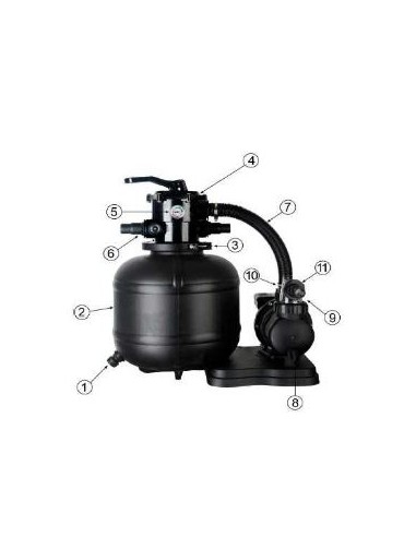 Tapón mas junta para bombas GRE PP031 PP051 PP076