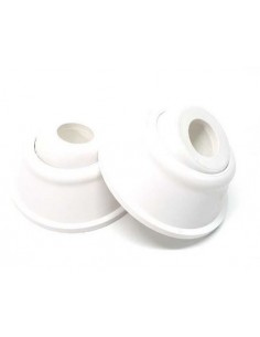 Conjunto de topes blancos para escaleras de acero inoxidable Gre