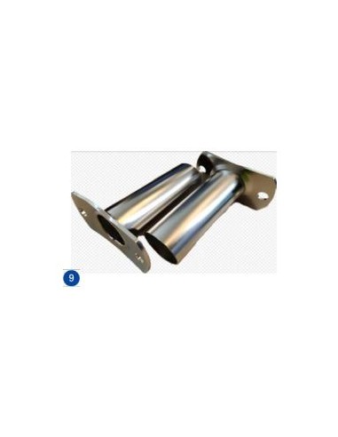 Soporte con embellecedor circular escaleras Gre acero inoxidable