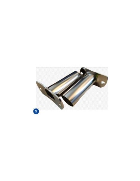 Soporte con embellecedor circular escaleras Gre acero inoxidable