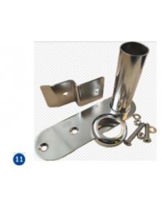 Soporte escalera inox mas embellecedor circular Composite