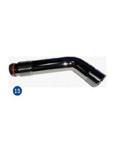 Brazo curvado para cabezal ducha PVC GRE