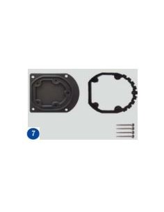 Base de aluminium mas tornillos mas junta GRE