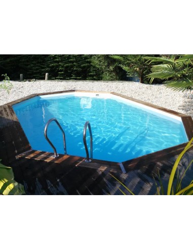 Liner piscina de madera gre Grenade 2