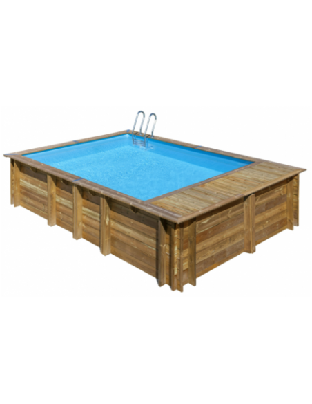Liner piscina de madera gre evora plus
