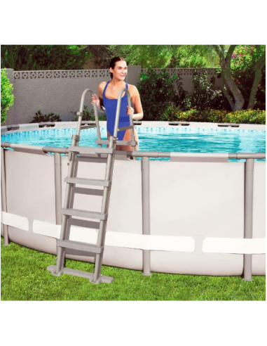 Escalera de seguridad para piscinas de altura 120cm