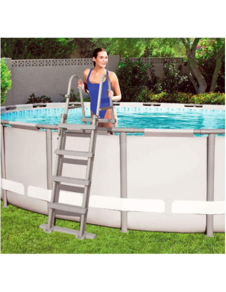 Escalera de seguridad para piscinas de altura 120cm