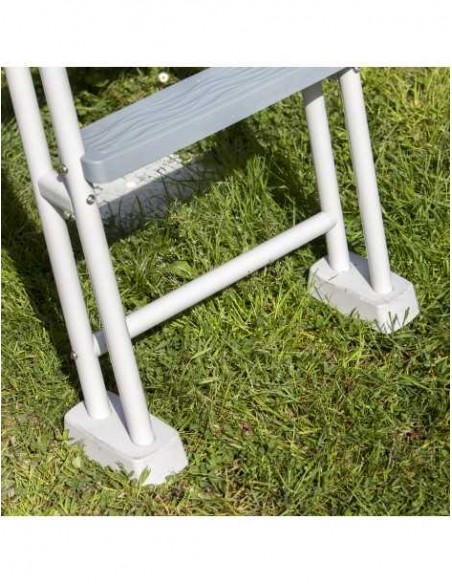 Escalera de seguridad para piscinas elevadas de 120 y 130 cm