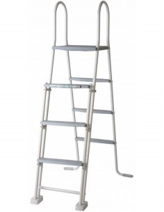 Escalera de seguridad para piscinas elevadas de 120 y 130 cm