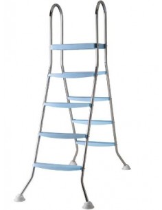 Escalera de acero inoxidable para piscina elevada Gre