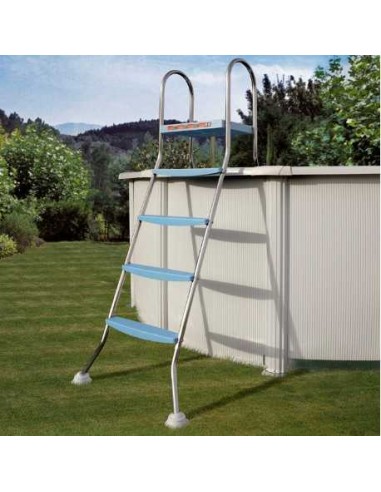 Escalera de acero inoxidable para piscina elevada Gre