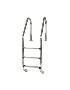 Escalera STANDARD piscina enterrada 3 peldaños - Inox