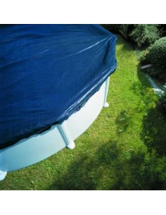 Cubierta de invierno para piscina desmontable ovaladas GRE 1115 x 660  120 g/m2