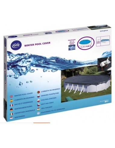 Cubierta de invierno para piscinas desmontables Gre Ø350