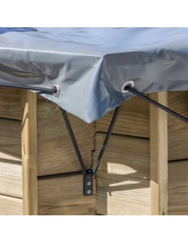 Cubierta de invierno para piscina desmontable GRE cardamon