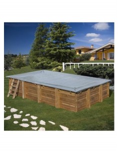 Cubierta de invierno para piscina desmontable GRE cardamon