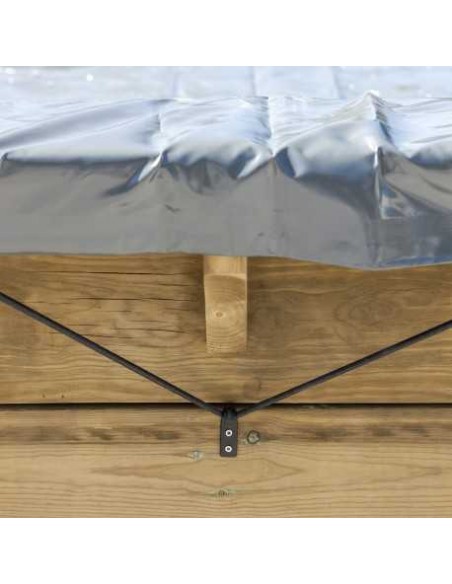 Cubierta de invierno para piscina desmontable GRE mint 1258 x 467