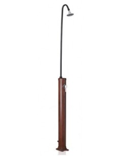 Ducha solar aspecto madera 9l ref ar1009w para piscinas