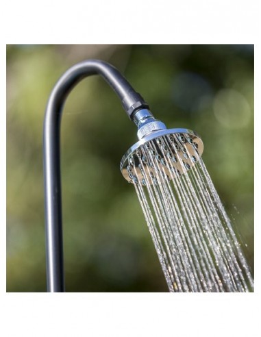 Ducha solar aspecto madera 9l ref ar1009w para piscinas