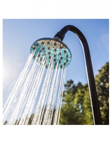 Ducha solar aspecto madera 9l ref ar1009w para piscinas