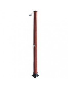 Ducha solar 20l aspecto madera para piscinas