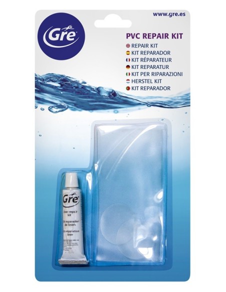 kit de reparación liners Gre V12 parches + pegamento