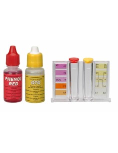 Kit analizador de agua piscinas cloro/bromo + ph