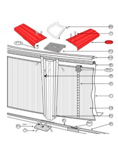 Conjunto de playas de repuesto para piscinas Gre Ø460cm
